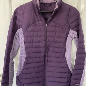 lululemon athletica Purple Two-Tone Quilted Puffer Jacket